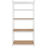 Raft Metalic 5 Polite Alb Rebel Mdf 180x90x40