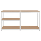 Raft Metalic 5 Polite Alb Rebel Mdf 180x90x40
