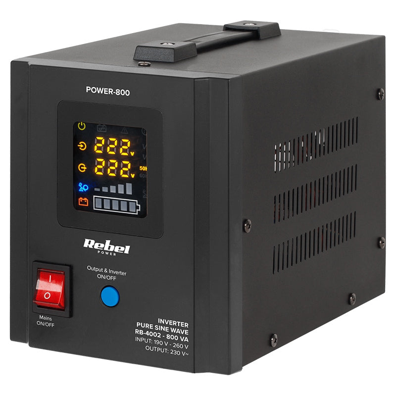 UPS Centrale Termice Sinus Rebel Pur 800va cu baterie reincarcabila