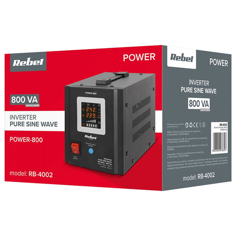 Ups Centrale Termice Sinus Pur 800VA 500W 12V Rebel