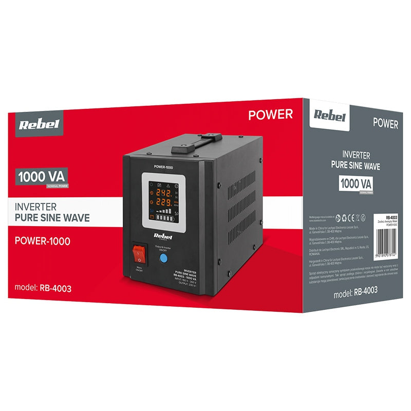 UPS Centrale Termice Sinus Rebel Pur 1000va cu baterie reincarcabila