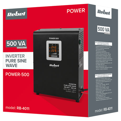 Ups Centrale Termice Sinus Pur 500VA 300W 12V Rebel