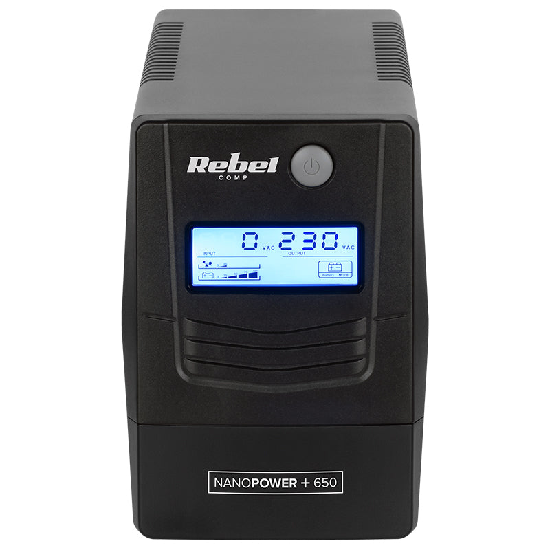 UPS Offline Nanopower (650va 360w) Rebel Plus 650 cu baterie reincarcabila si USB