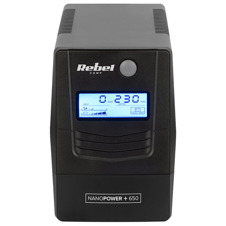 UPS Offline Nanopower (650va 360w) Rebel Plus 650 cu baterie reincarcabila si USB