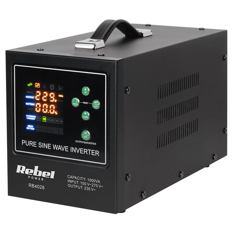UPS Centrale Termice Sinus Rebel Pur 1000va cu baterie reincarcabila