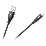 Cablu -micro 0.5 Negru Rebel cu USB