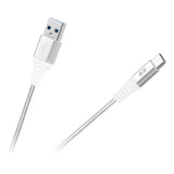Cablu - Tip C 100 Cm Alb Rebel cu USB