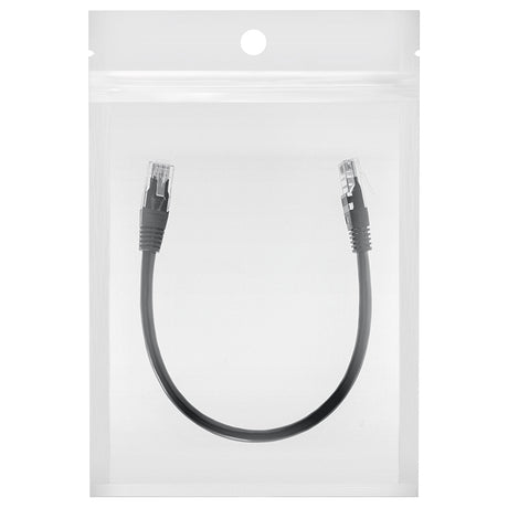 Cablu Patchcord Utp Cat6 0.25m Negru Rebel