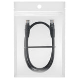 Cablu Patchcord UTP CAT6 0.5M Negru Rebel