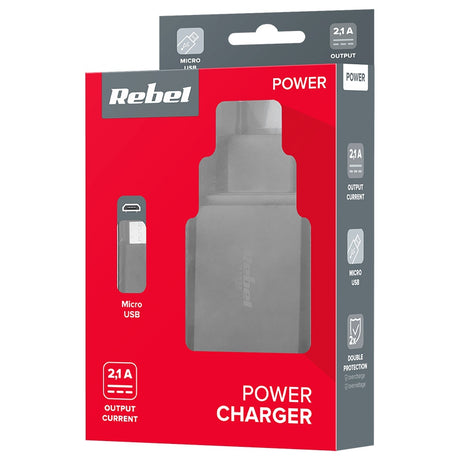 Incarcator Retea Micro USB 2400MA Rebel