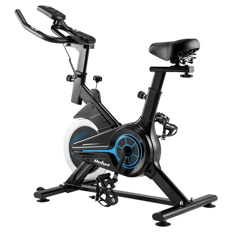 Bicicleta Spinning Active Rebel cu afisaj LCD si baterie reincarcabila