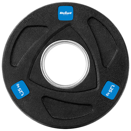 Disc Greutate Fonta Cauciucata Set 4 X 1.25 KG Rebel AC