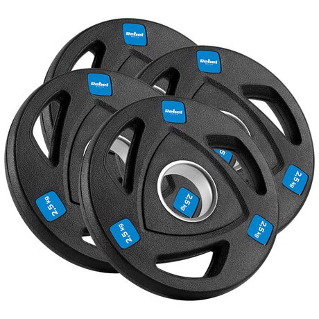 Disc Greutate Fonta Cauciucata Set 4 X 2.5 KG Rebel Act