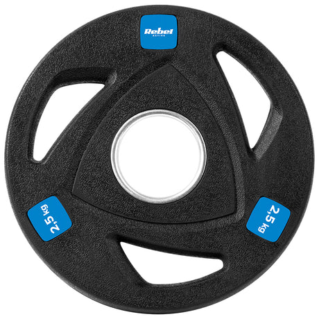 Disc Greutate Fonta Cauciucata Set 4 X 2.5 KG Rebel Act