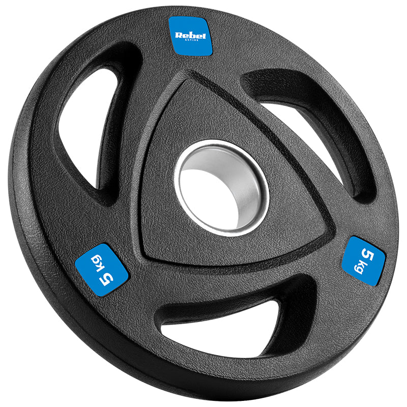 Disc Greutate Fonta Cauciucata Set 4 x Rebel