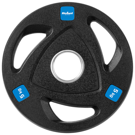 Disc Greutate Fonta Cauciucata Set 4 X 5 KG Rebel Activ