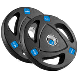 Disc Greutate Fonta Cauciucata Set 2 Kg Rebel x 10
