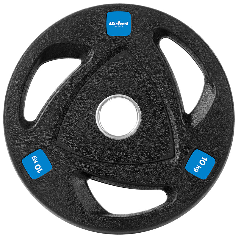 Disc Greutate Fonta Cauciucata Set 2 Kg Rebel x 10