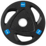 Disc Greutate Fonta Cauciucata Set 2 Kg Rebel x 10