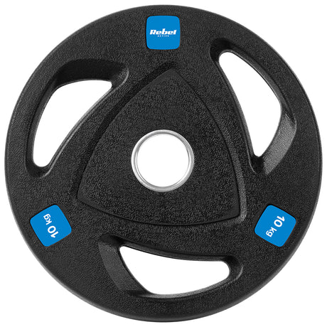 Disc Greutate Fonta Cauciucata Set 2 X 10 KG Rebel Acti