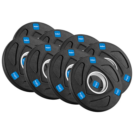 Disc Greutate Fonta Cauciucata Set 30 KG Rebel Active