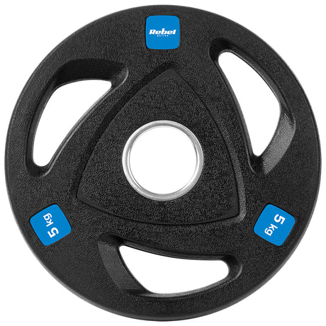 Disc Greutate Fonta Cauciucata Set 30 KG Rebel Active