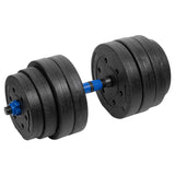 Gantere Reglabile cu Conector 20 Kg Active Rebel