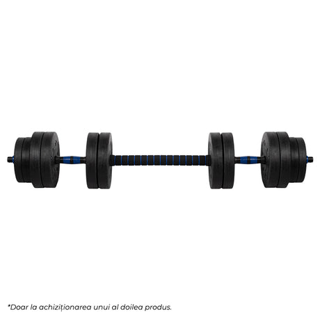Gantere Reglabile cu Conector 20 KG Rebel Active