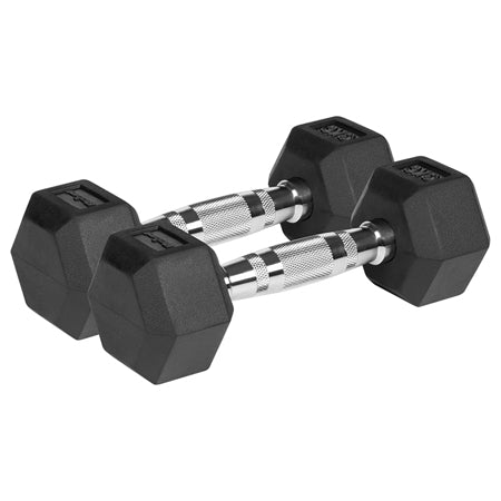Gantere Dumbbell Hex Fonta Cauciucata 2x3kg Activ Rebel