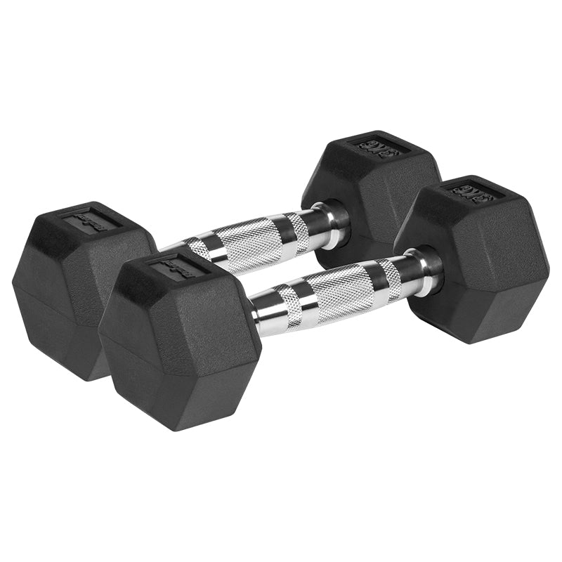 Gantere Dumbbell Hex Fonta Cauciucata 2x3kg Activ Rebel