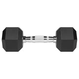 Gantere Dumbbell Hex Fonta Cauciucata 2x5kg Activ Rebel