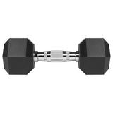 Gantere Dumbbell Hex Fonta Cauciucata 2x6kg Activ Rebel