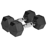 Gantere Dumbbell Hex Fonta Cauciucata 2x7kg Activ Rebel