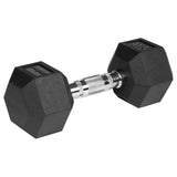 Gantere Dumbbell Hex Fonta Cauciucata 2x9kg Activ Rebel