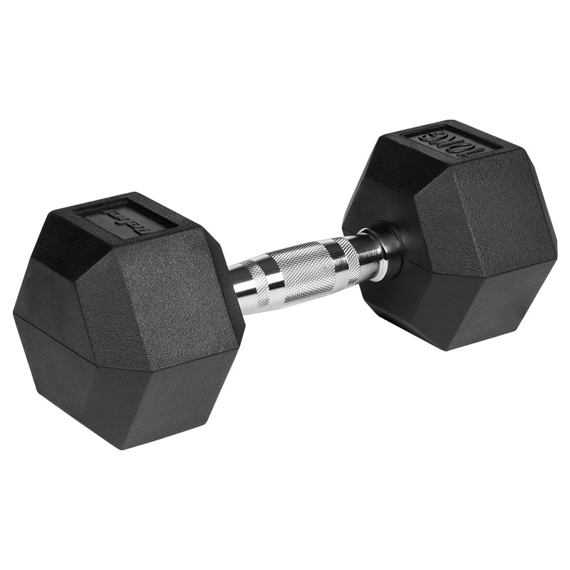 Gantere Dumbbell Hex Fonta Cauciucata 2x10kg Acti Rebel