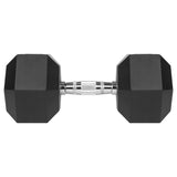 Gantera Dumbbell Hex Fonta Cauciucata 22.5KG Rebel Acti