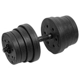 Set 2 Gantere Reglabile 2x15kg Active Rebel