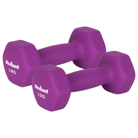 Gantera Fonta Invelis Neopren Hex 2 X 2.5KG Rebel Acti
