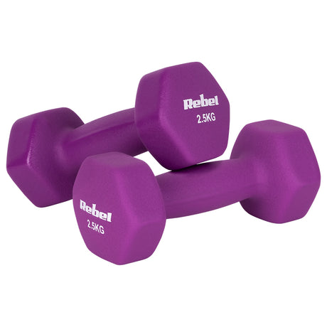 Gantera Fonta Invelis Neopren Hex 2 X 2.5KG Rebel Acti