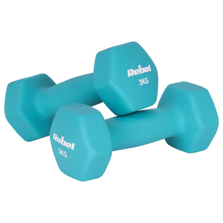 Gantera Fonta Invelis Neopren Hex Set 6 Rebel Buc 12KG