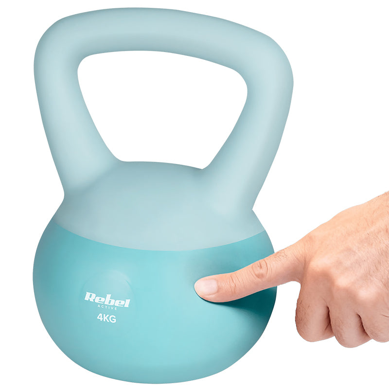 Kettlebell Vinil 4 Kg Active Rebel