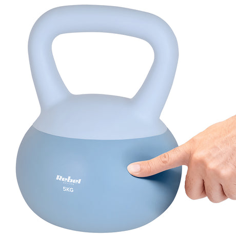 Kettlebell Vinil 5 KG Rebel Active