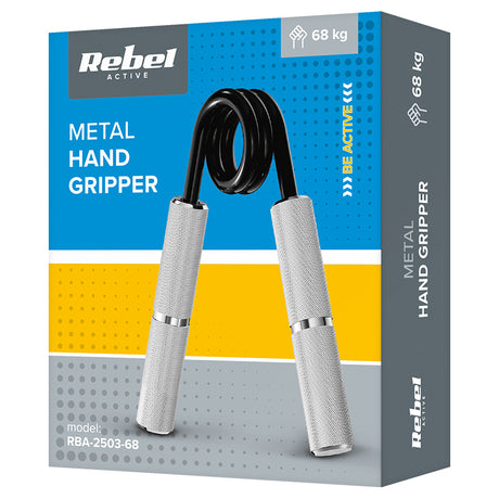 Extensor Metalic Hand Gripper 68KG Rebel Active