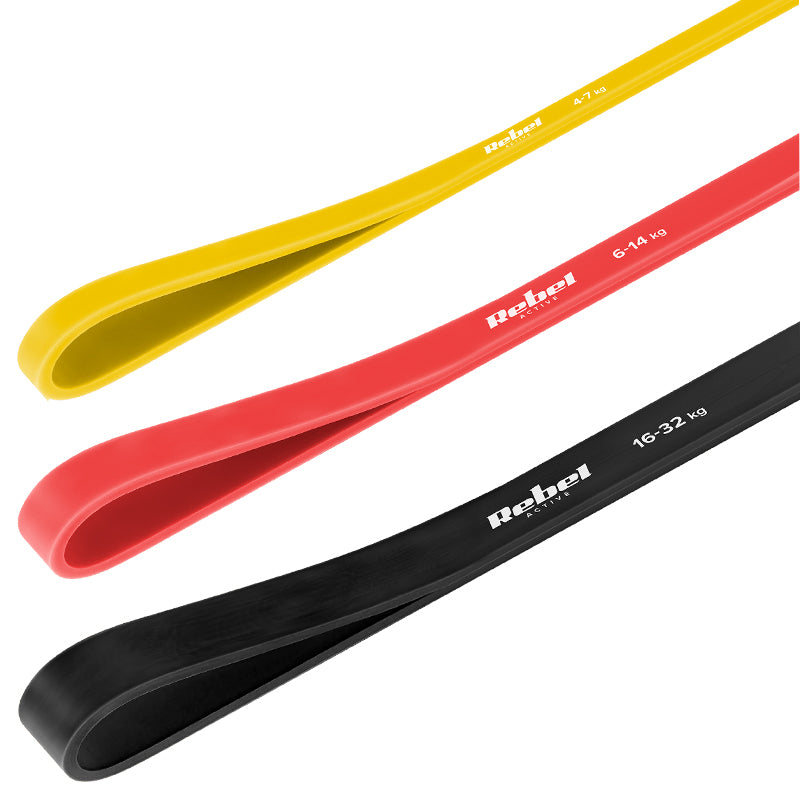 Set 3 Benzi Elastice Power Band 4-32kg Rebel