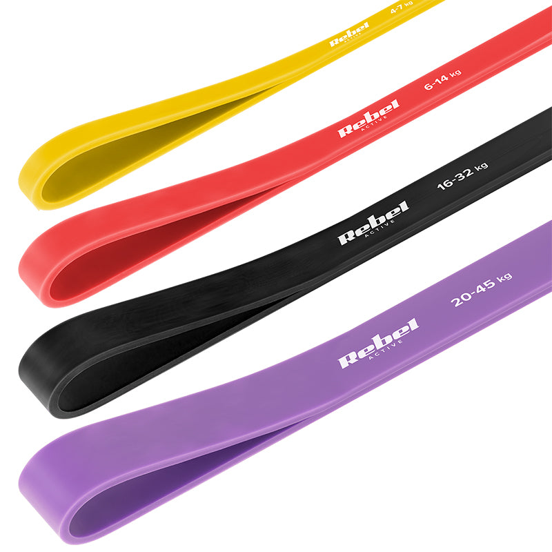 Set 7 Benzi Elastice Power Band 4-82kg Rebel