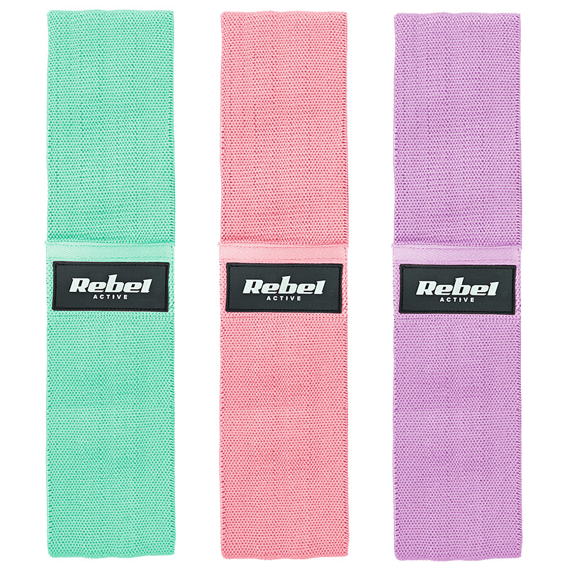 Set 3 Benzi Elastice Material Textil Active Rebel