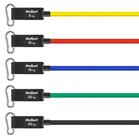 Set 5 Benzi Rezistenta Power Tube 5-30KG Rebel Active