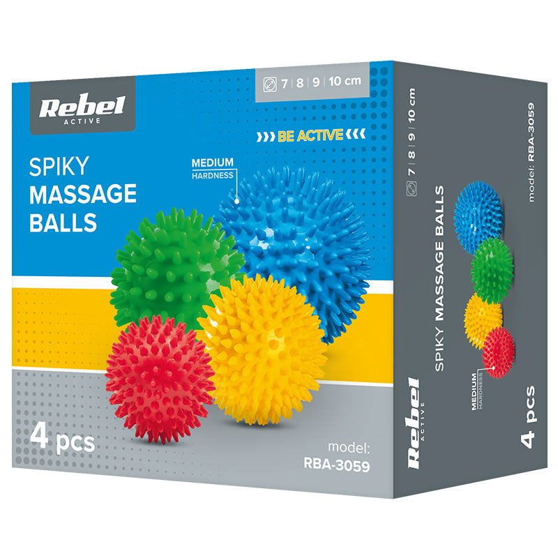 Set 4 Mingi Senzoriale Masaj Active Rebel