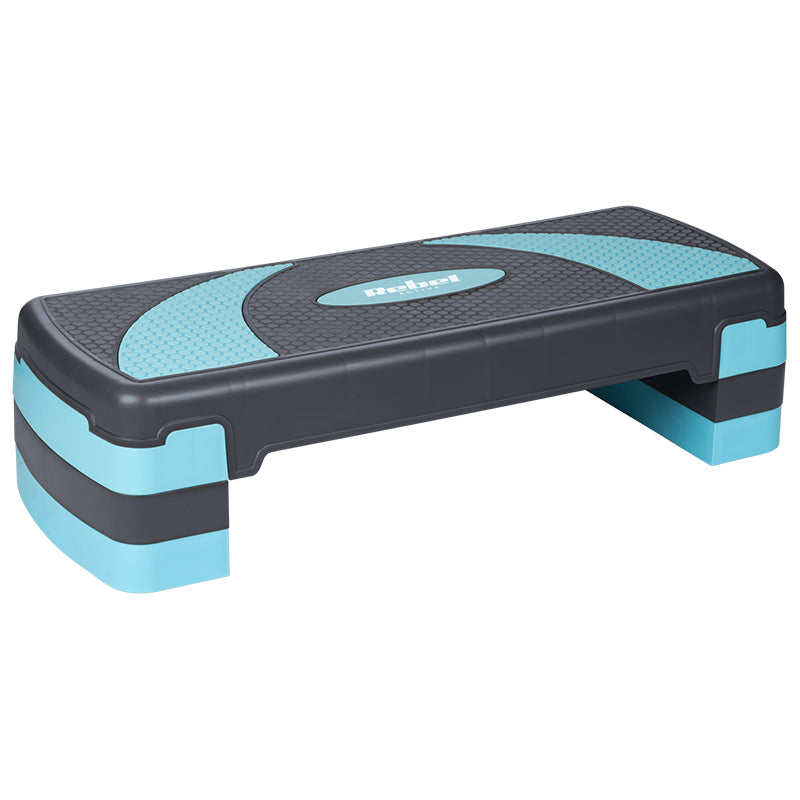 Stepper Aerobic 3 Nivele Gri Albastru Active Rebel