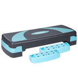 Stepper Aerobic 3 Nivele Gri Albastru Active Rebel